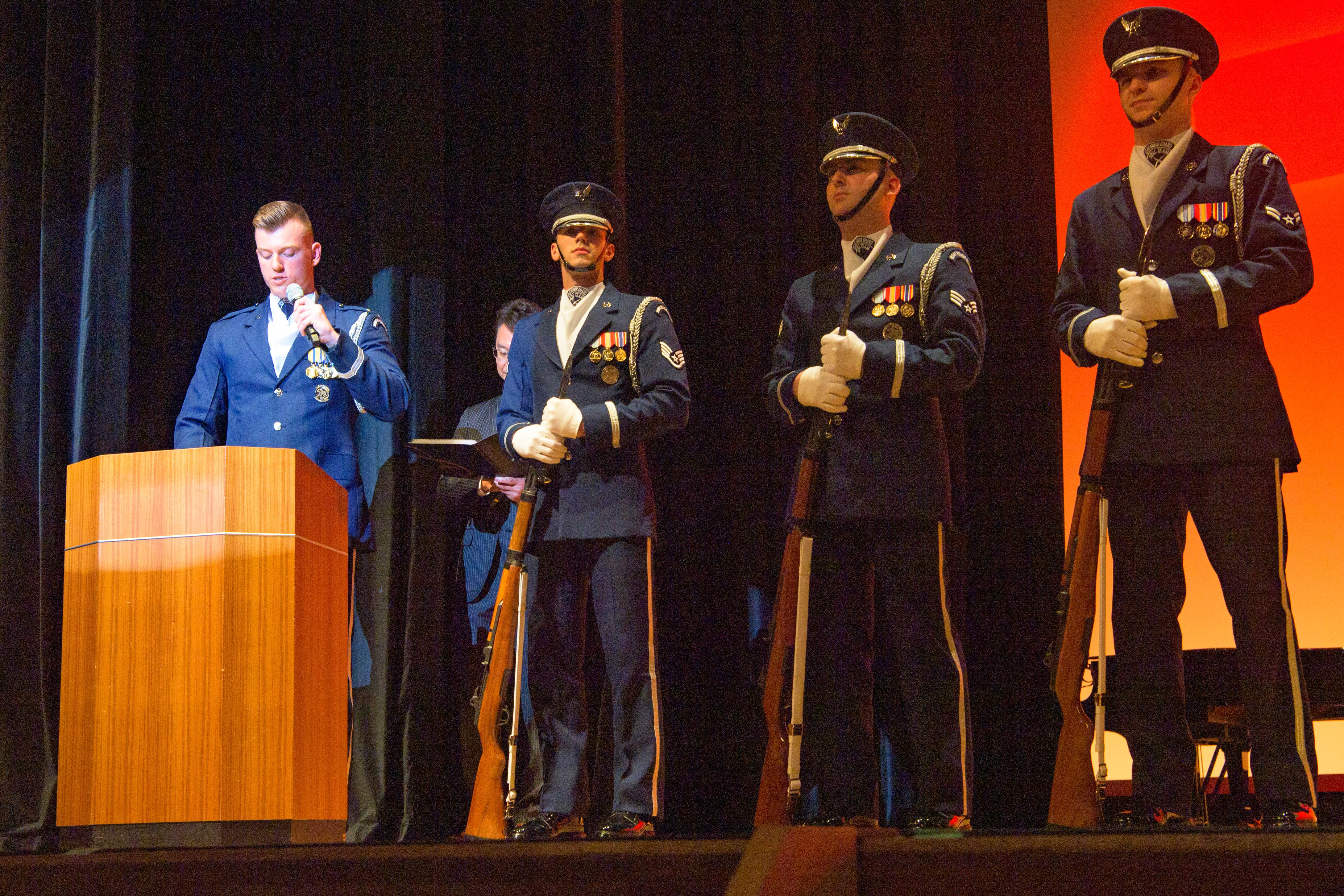 Thrills, Chills, Drills: Fussa City hosts PACAF Band, Drill Team Performances